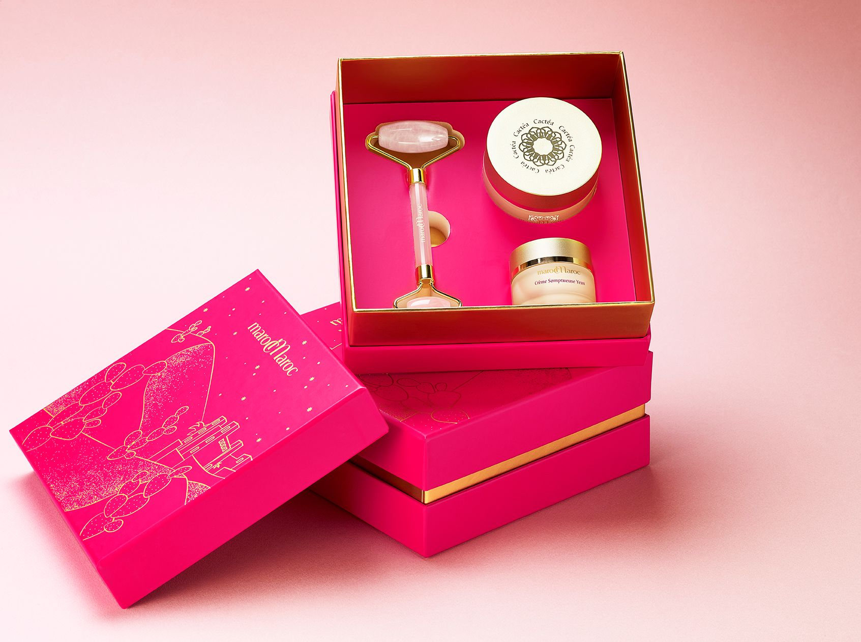 Coffret Midnight Oasis - Duo of Well-ageing Essentials & Roller - marocMaroc MA